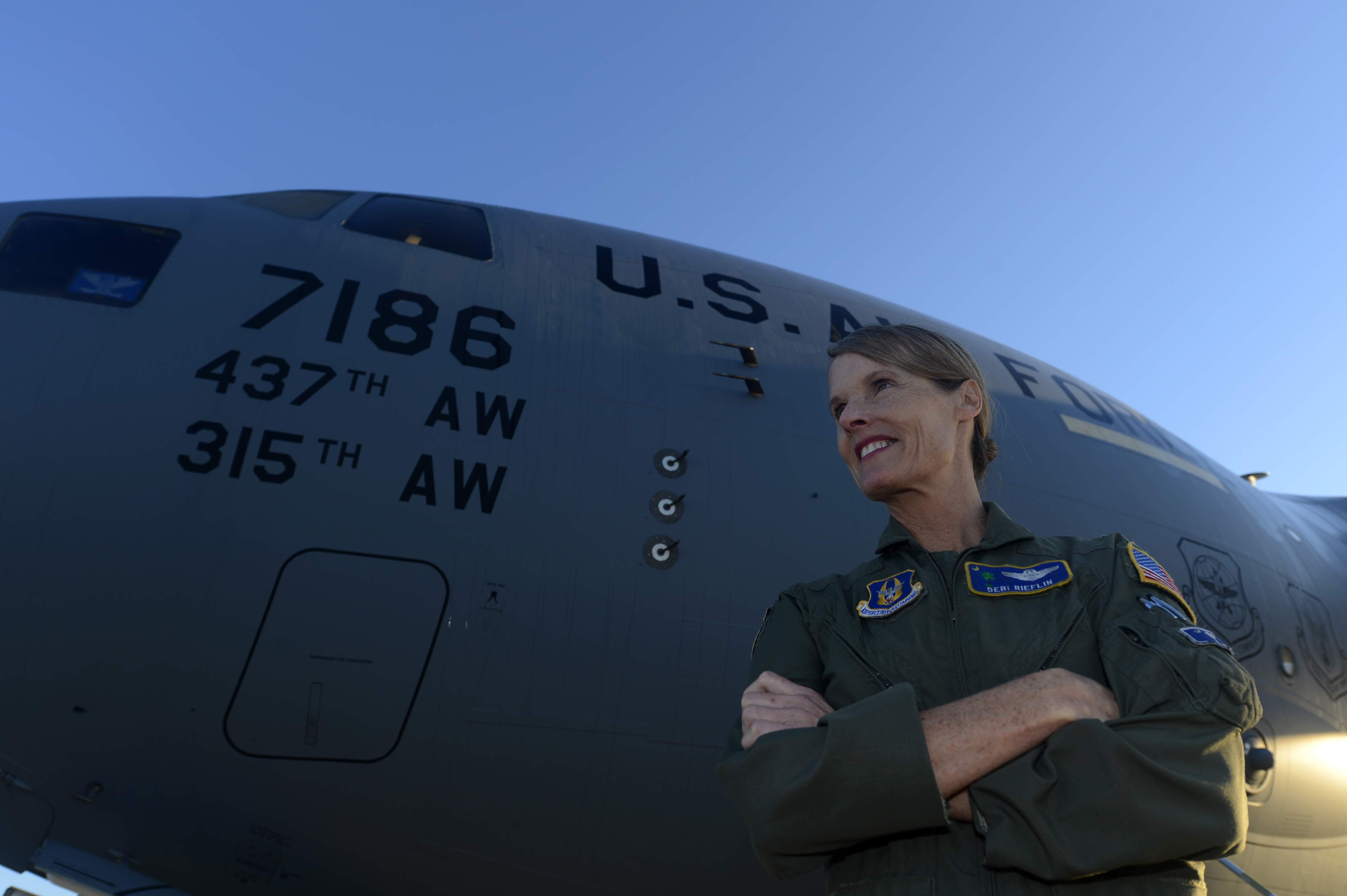 First Female C-17 AC Commander Retires