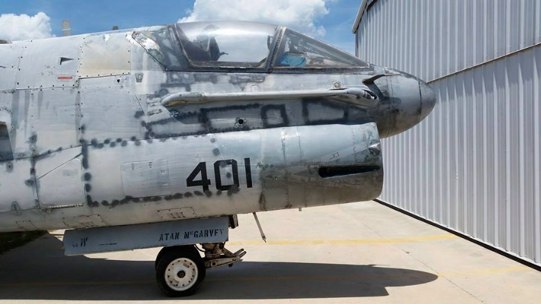 Navy Pilot Reunites with Vietnam A-7B
