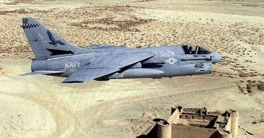 Aviation History | History of Flight | Aviation History Articles, Warbirds, Bombers, Trainers, Pilots | Historic A-7E Corsair II — A Reminder of Desert Storm
