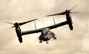 A CV-22B Osprey assigned to the 7th Special Operations Squadron performs an aerial display of its capabilities during the Royal International Air Tattoo at Royal Air Force Fairford, England, July 19, 2015. The U.S. participation in RIAT highlighted the strength of America’s commitment to the security of NATO and its allies. (U.S. Air Force photo/Tech. Sgt. Chrissy Best)