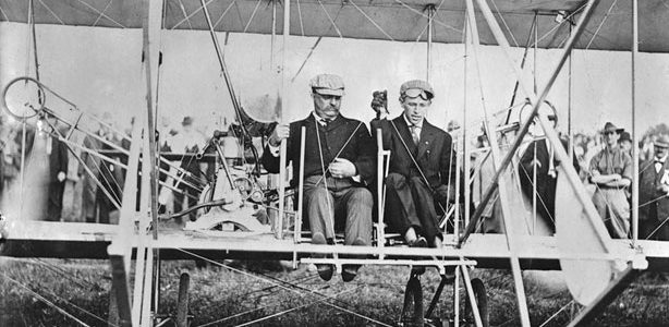 History: First President to Fly