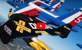 JetMEN: It’s a Bird… It’s a Plane… No, It’s JetMEN… In formation with real jets!