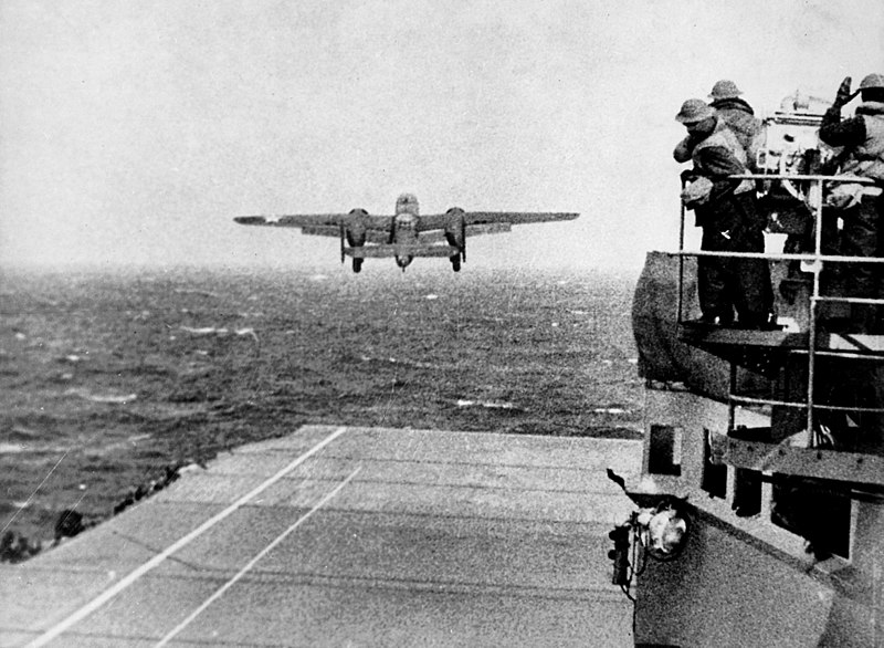 Aviation History | History of Flight | Aviation History Articles, Warbirds, Bombers, Trainers, Pilots | April 2, 1942 — The Response begins — USS Hornet Leaves Port on this Day