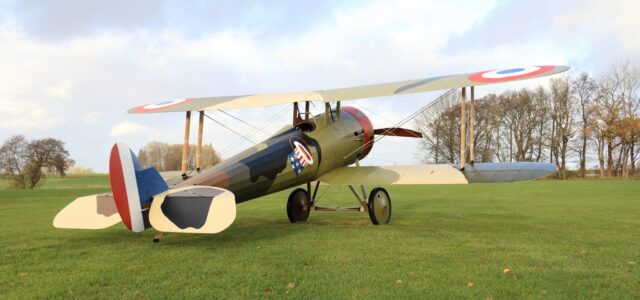 Nieuport 28 Takes Flight!